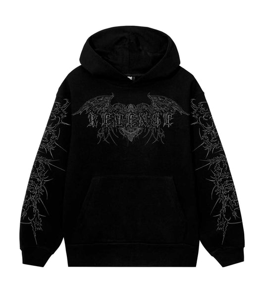 Revenge Cruciform Hoodie Black