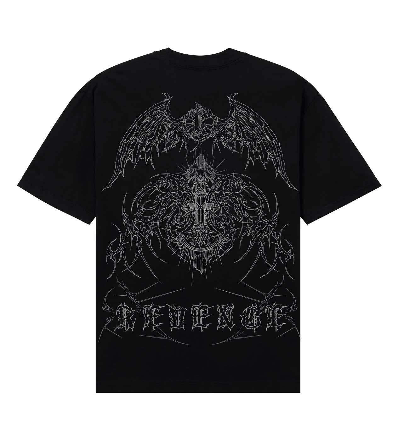Revenge Cruciform Tee Black