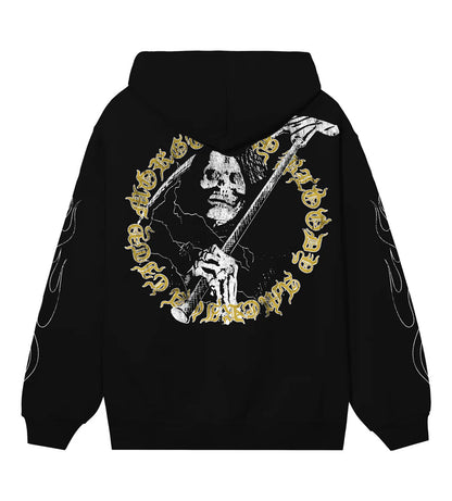 Revenge Grim Reaper Hoodie Black/Yellow