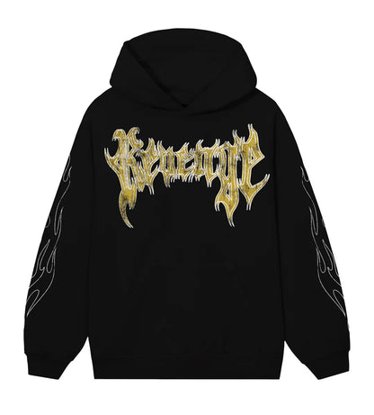 Revenge Grim Reaper Hoodie Black/Yellow