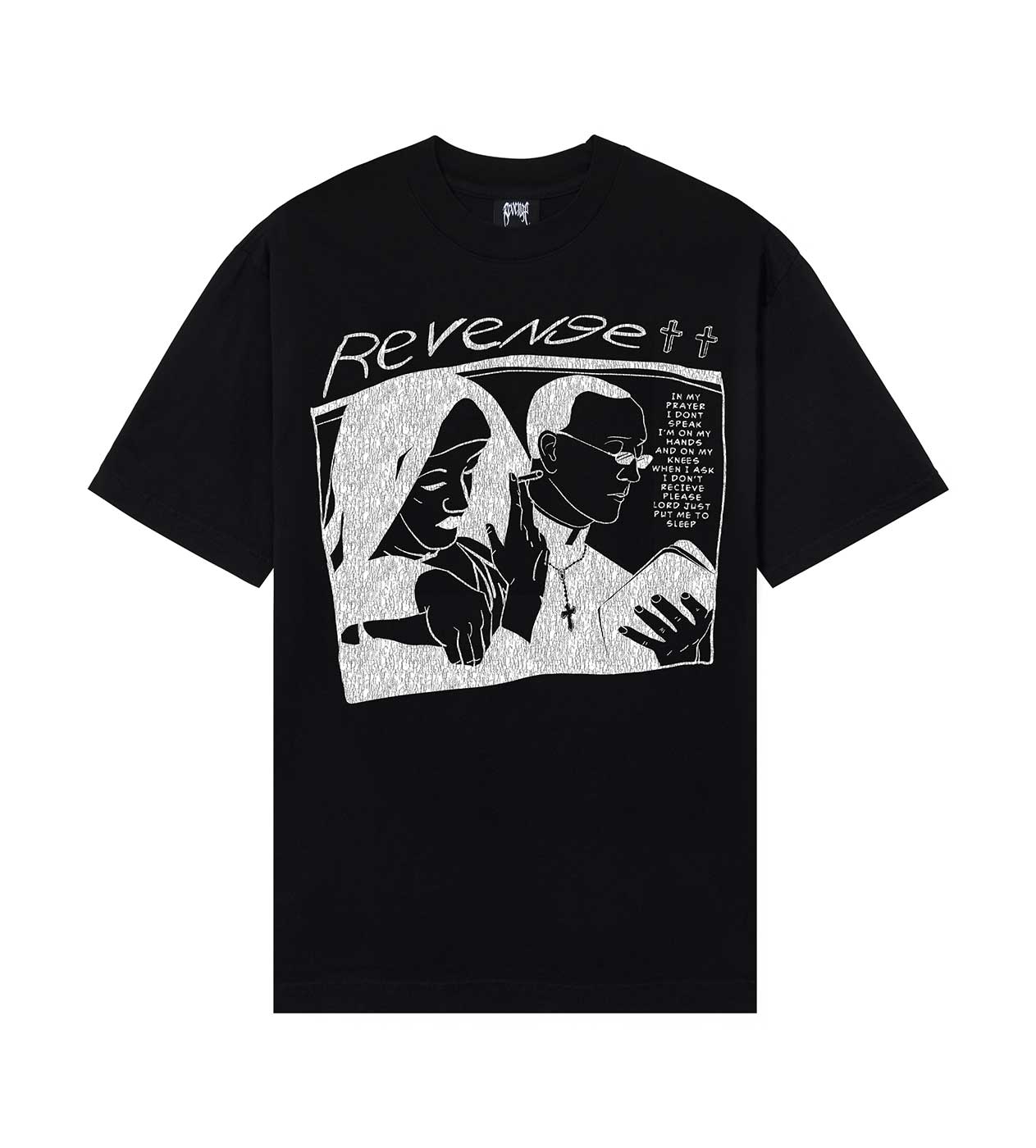 Revenge Heaven Sent Tee Black