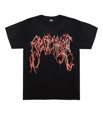 Revenge Lightning Arch Logo Tee Black/Red