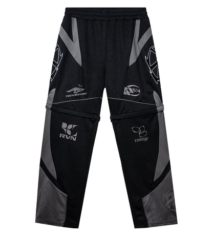 Revenge Racer Patch Convertible Pant Black/Black