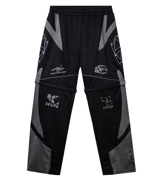 Revenge Racer Patch Convertible Pant Black/Black