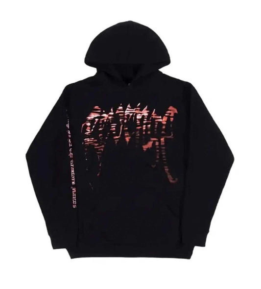 Revenge Red Moonlight Hoodie Black