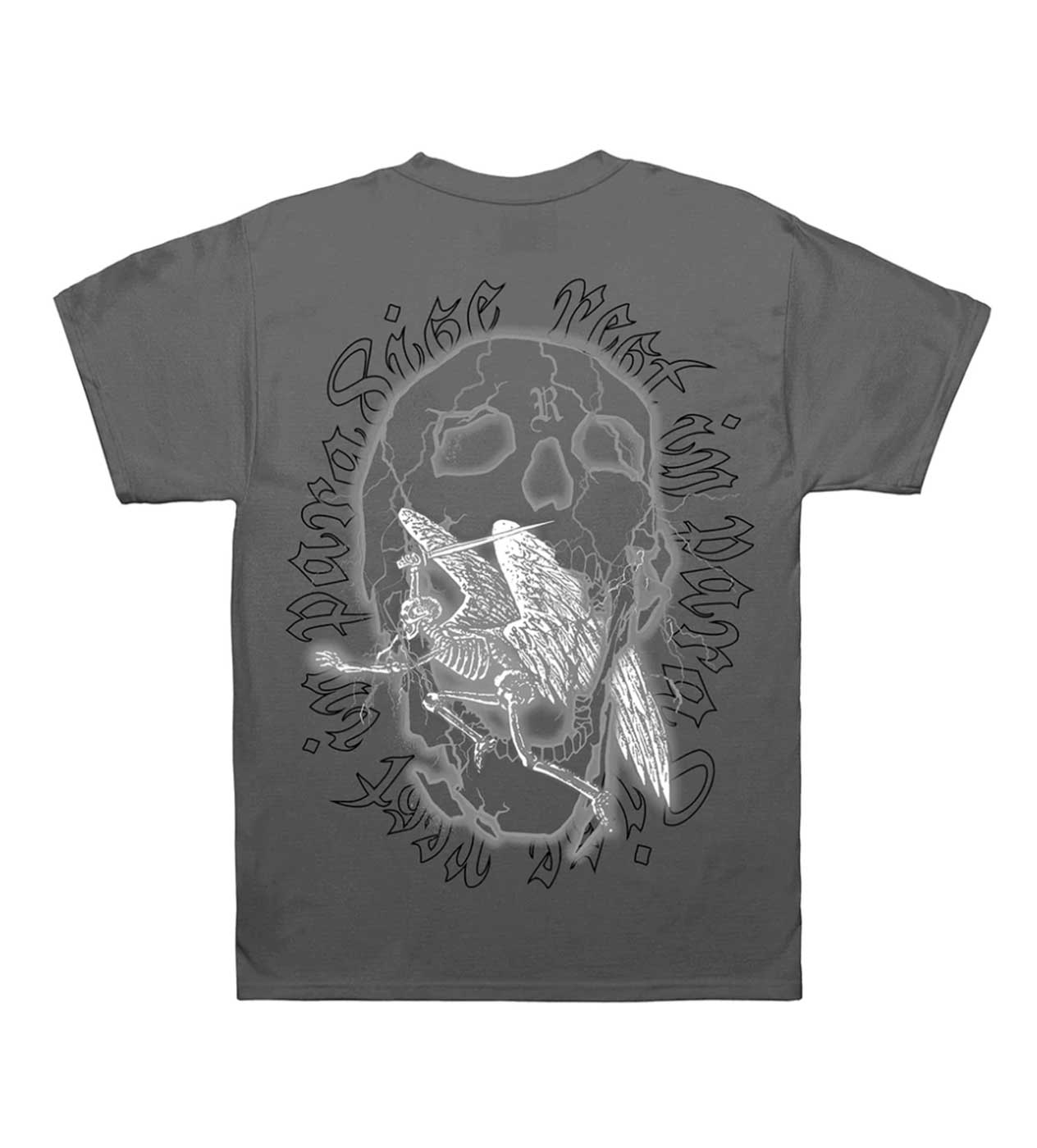 Revenge Skeleton Angel Tee Vintage Black