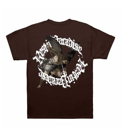 Revenge St Michael Tee Chocolate Brown