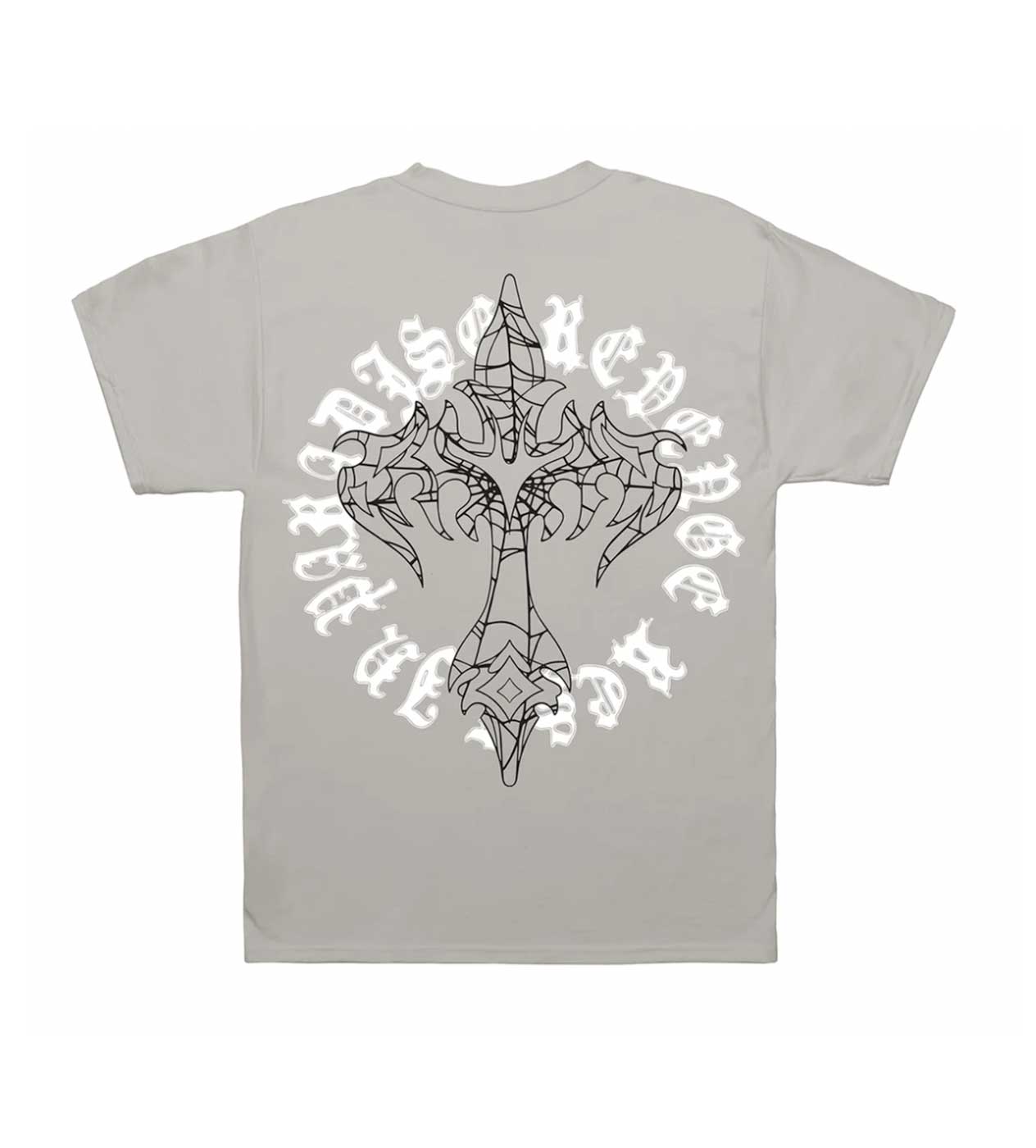 Revenge Web Cross Tee Cement