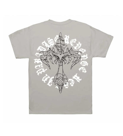 Revenge Web Cross Tee Cement