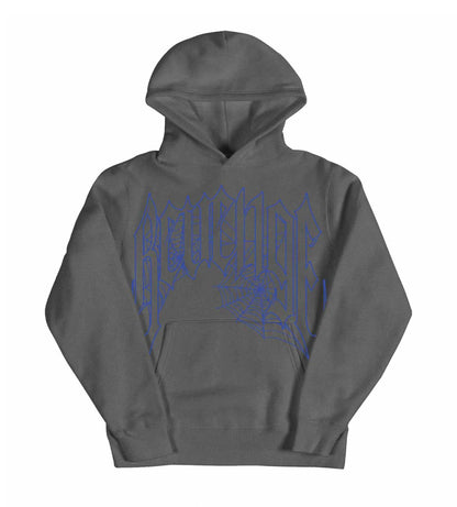 Revenge Web Cross Vintage Black Hoodie