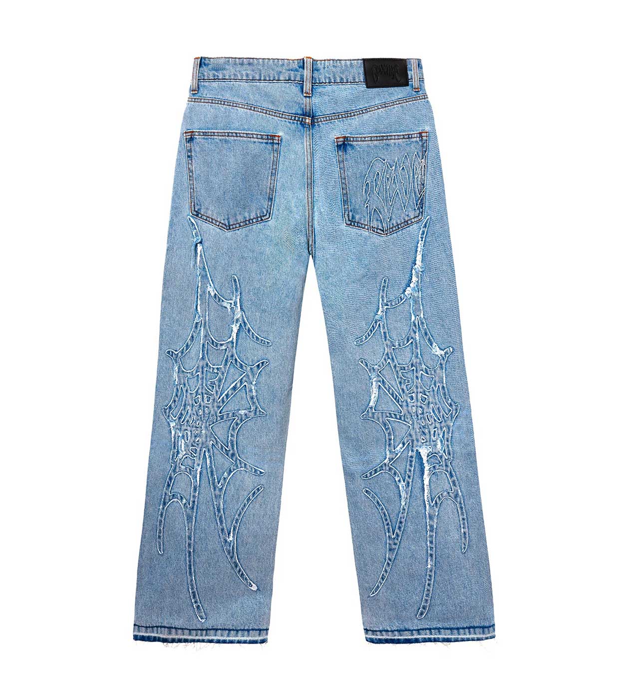 Revenge Web Denim Blue Jeans