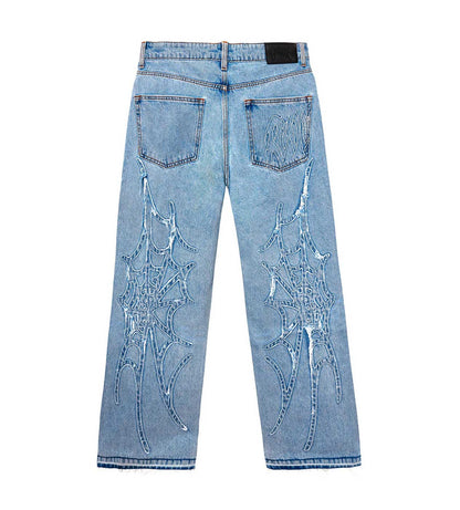 Revenge Web Denim Blue Jeans