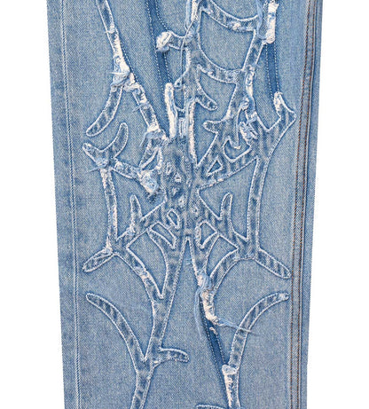 Revenge Web Denim Blue Jeans