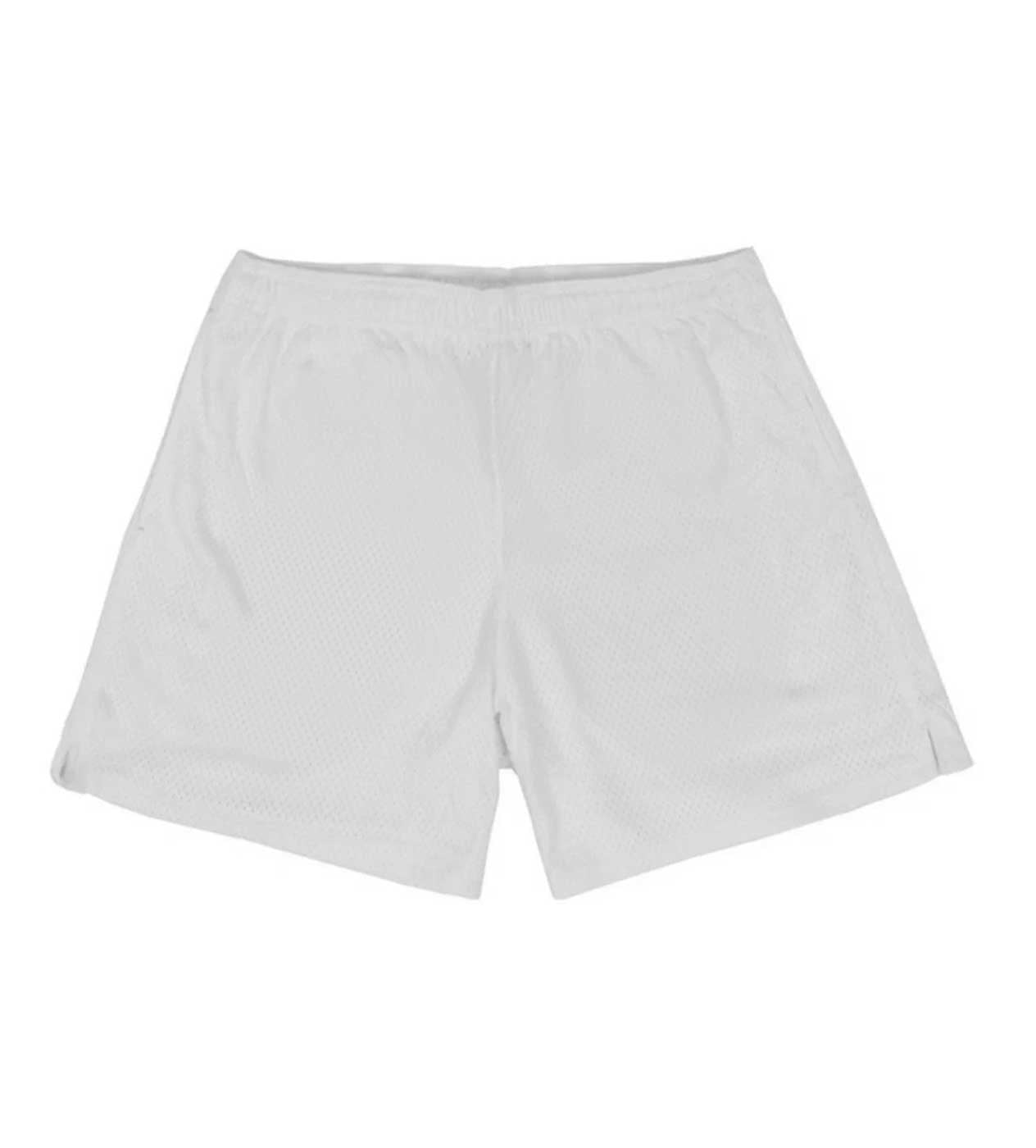 Revenge Embroidered Logo Mesh Short White/Black