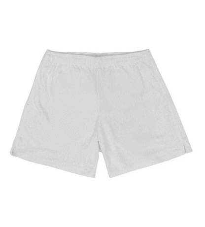 Revenge Embroidered Logo Mesh Short White/Black