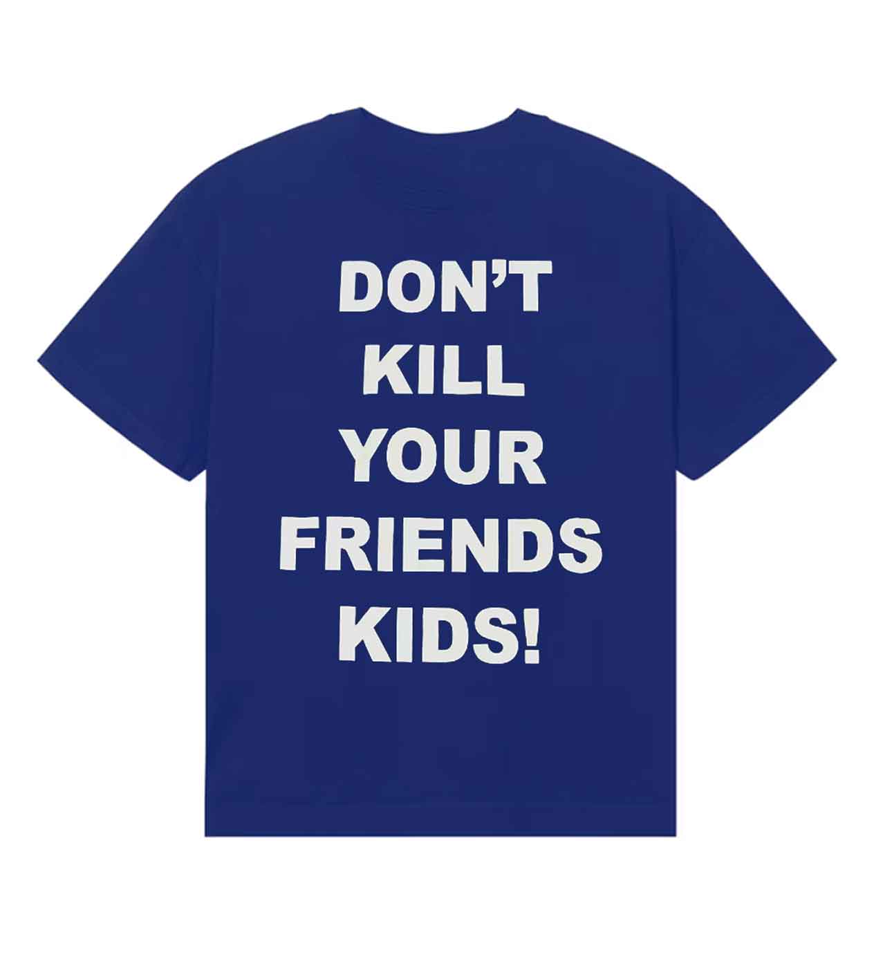 Revenge x XXXTentacion Dont Kill Your Friends Kids Tee Navy