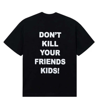 Revenge x XXXTentacion Dont Kill Your Friends Kids Tee Black