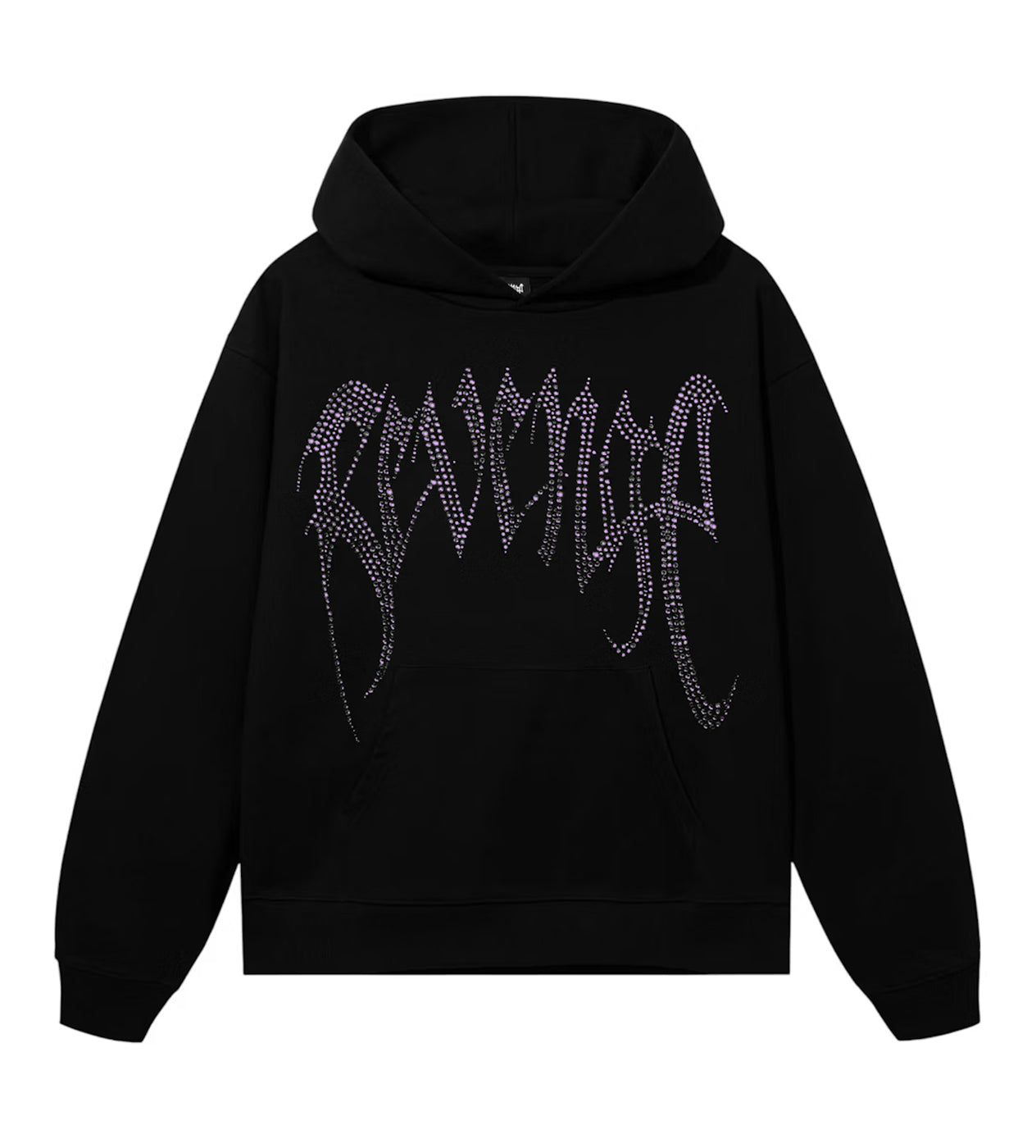 Revenge x Xxx Tentacion Heartbreak Bejeweled Hoodie Black/Purple