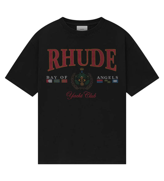Rhude Bay of Angels Yacht Tee Black