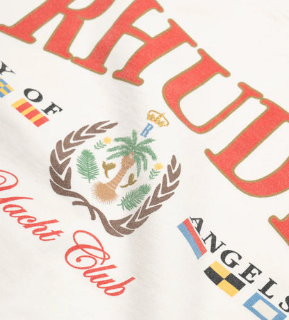 Rhude Bay of Angels Yacht Tee Cream