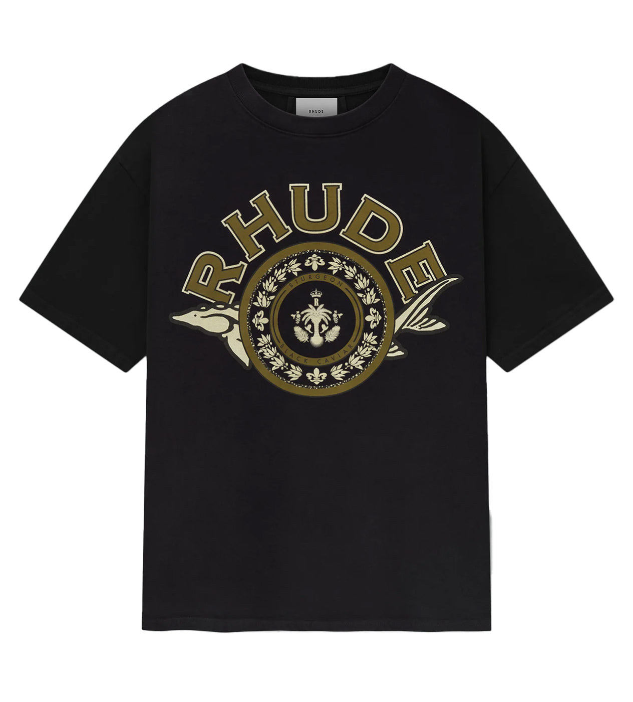 Rhude Caviar Tee Black