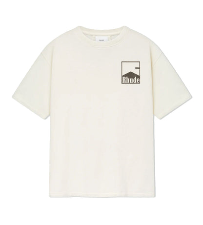 Rhude Chevron Tee Cream