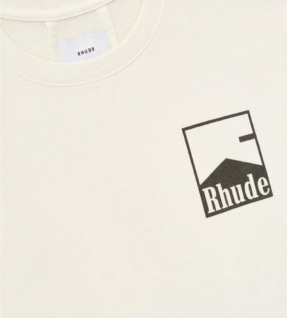 Rhude Chevron Tee Cream