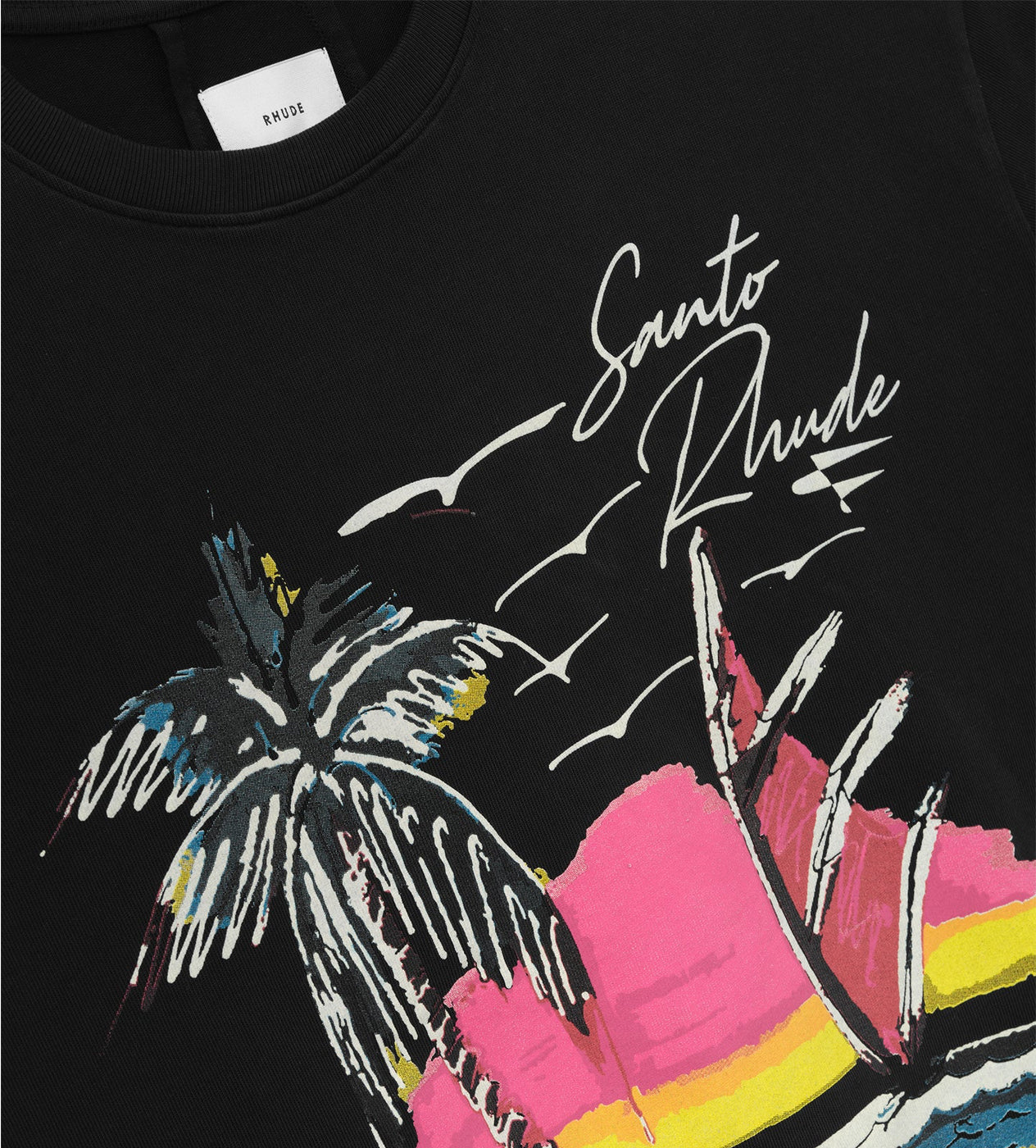 Rhude Saint Tee Black