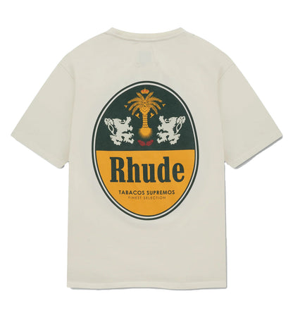 Rhude Tobacco Tee Vintage White
