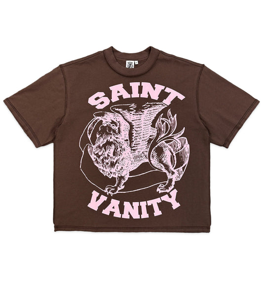 Saint Vanity Griffin Tee Brown/Pink