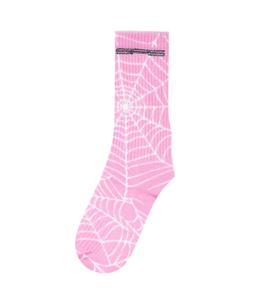 Sp5der AOP Sock Pink