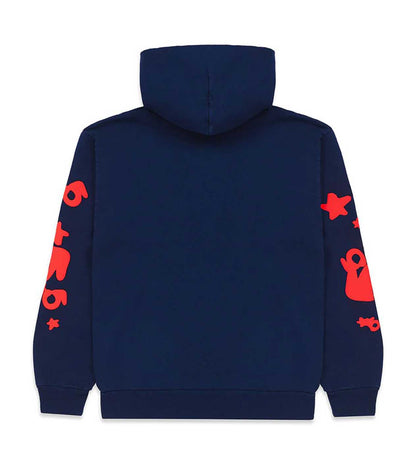 Sp5der Beluga Hoodie Navy/Red