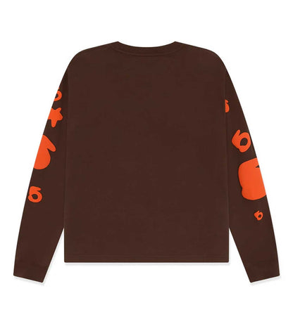 Sp5der Beluga L/S Tee Brown/Orange