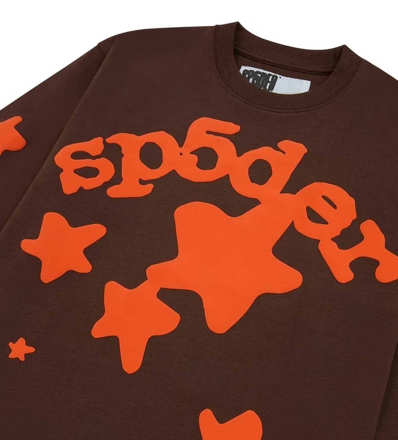 Sp5der Beluga L/S Tee Brown/Orange