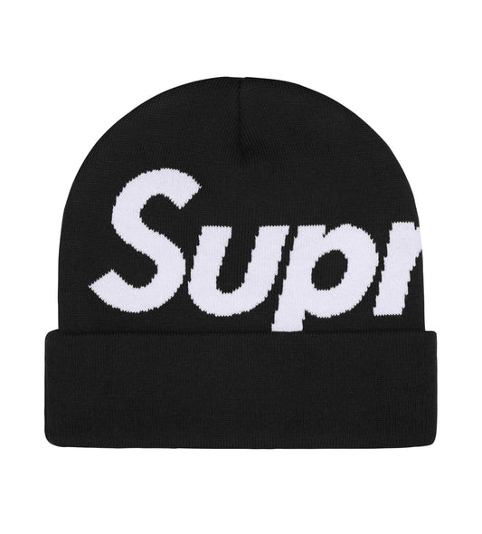 Supreme Big Logo Beanie Black