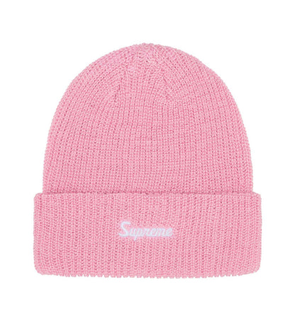 Supreme Loose Gauge Beanie Pink