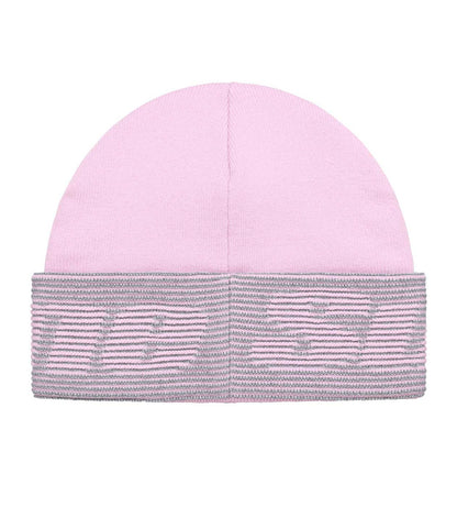 Supreme Reflective Jacquard Cuff Beanie PInk
