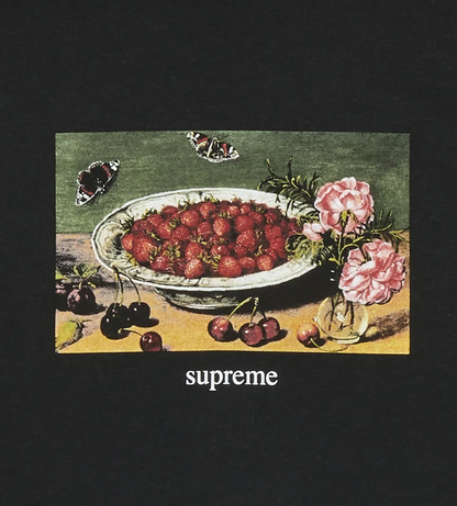 Supreme Strawberries Tee Black