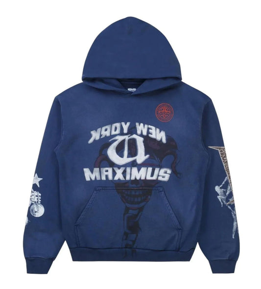Travis Met Life Hoodie Washed Blue