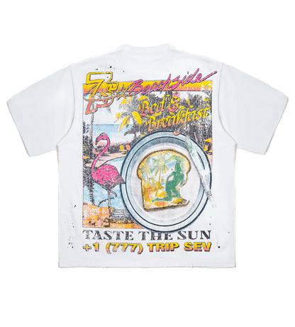 Triple Seven Weekend Getaway Tee White