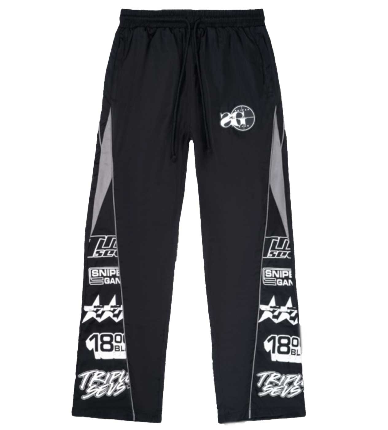 Triple Seven x Sniper Gang Tracksuit Pants Black