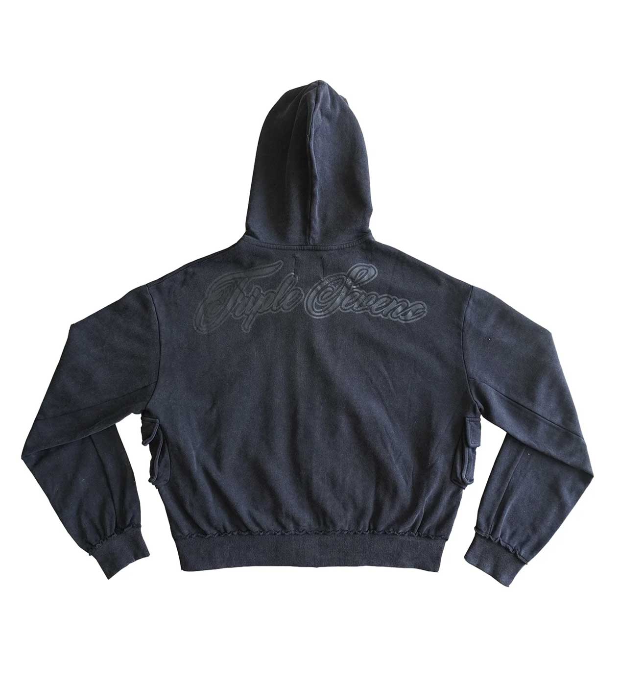 Triple Sevens Black Utility Zip Up