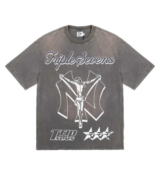 Triple Sevens NY Savior Tee Grey