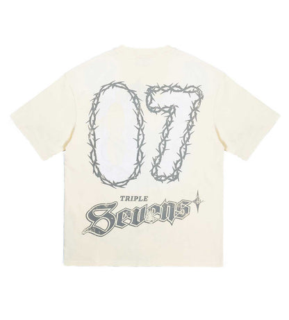 Triple Sevens NY Savior Tee Cream