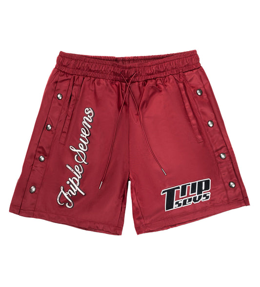 Triple Sevens Nylon Shorts Red
