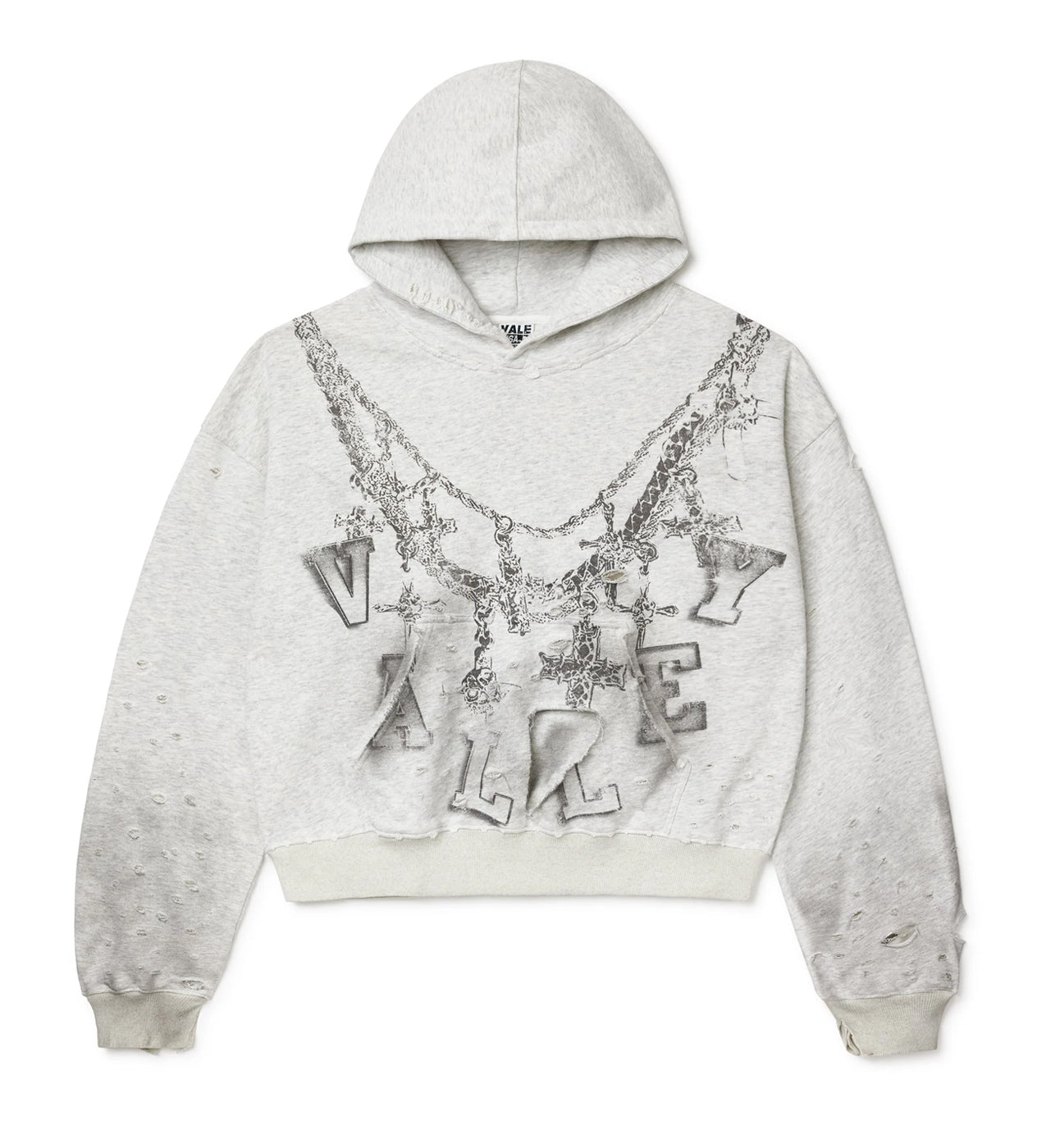 Vale Forever Big Chain Hoodie White