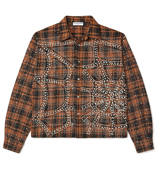 Vale Forever Chainsaw Flannel Orange