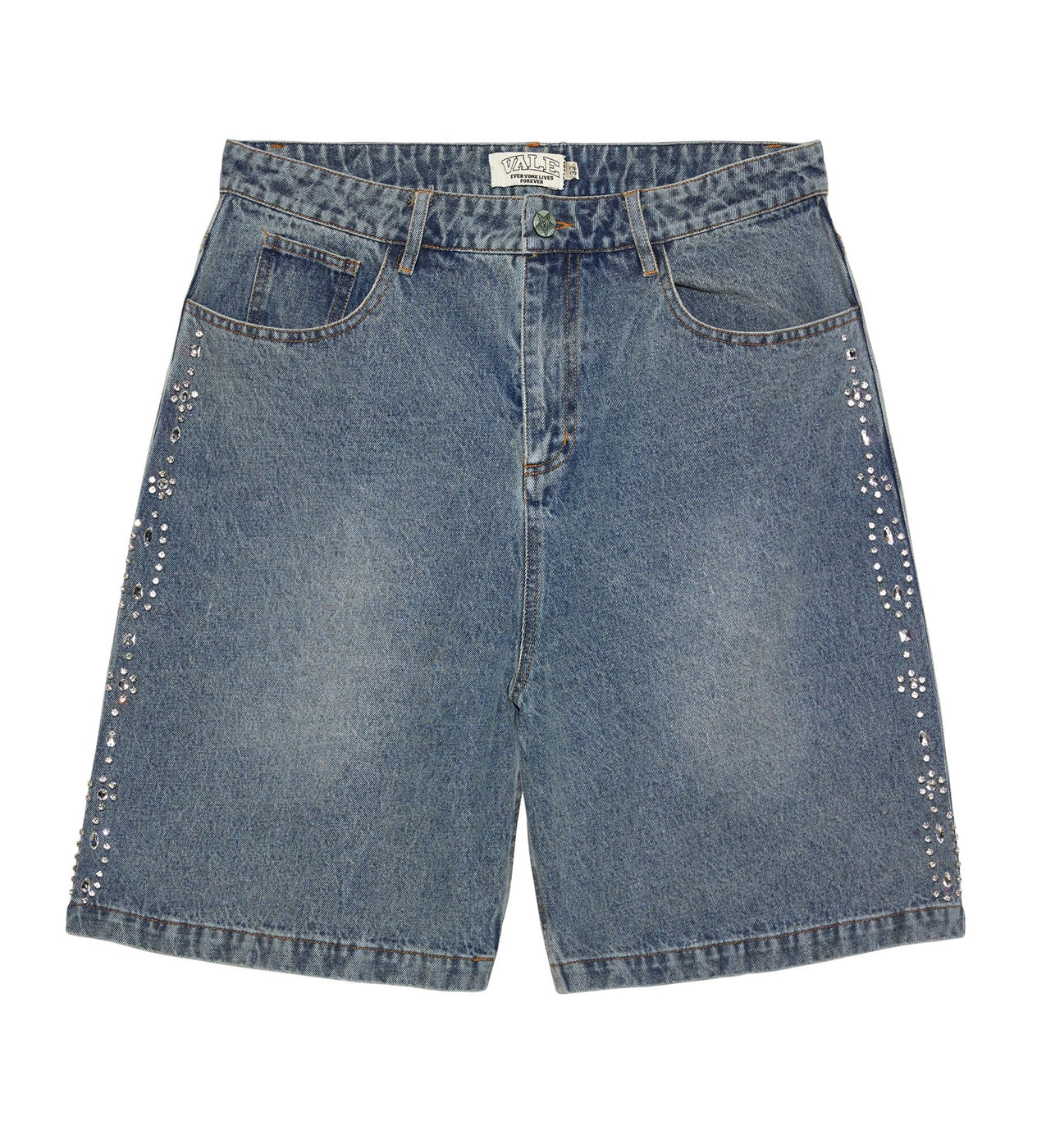 Vale Forever Crystal Jorts Blue