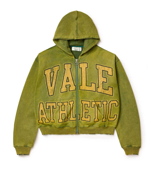 Vale Forever Green Athletica Zip Up Hoodie