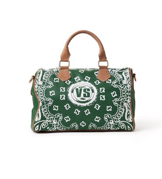 Vale Forever Leather Green Mini Dufflebag